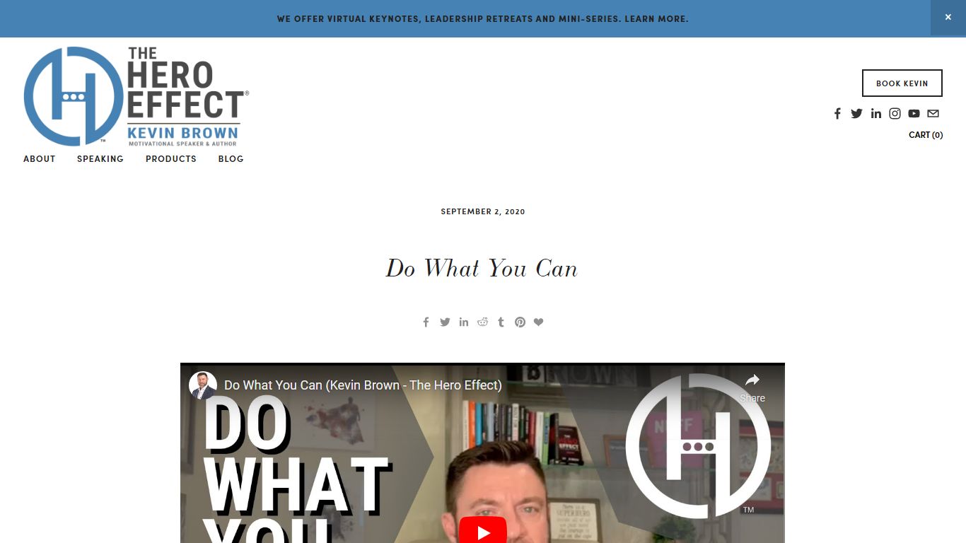 Do What You Can — Kevin Brown